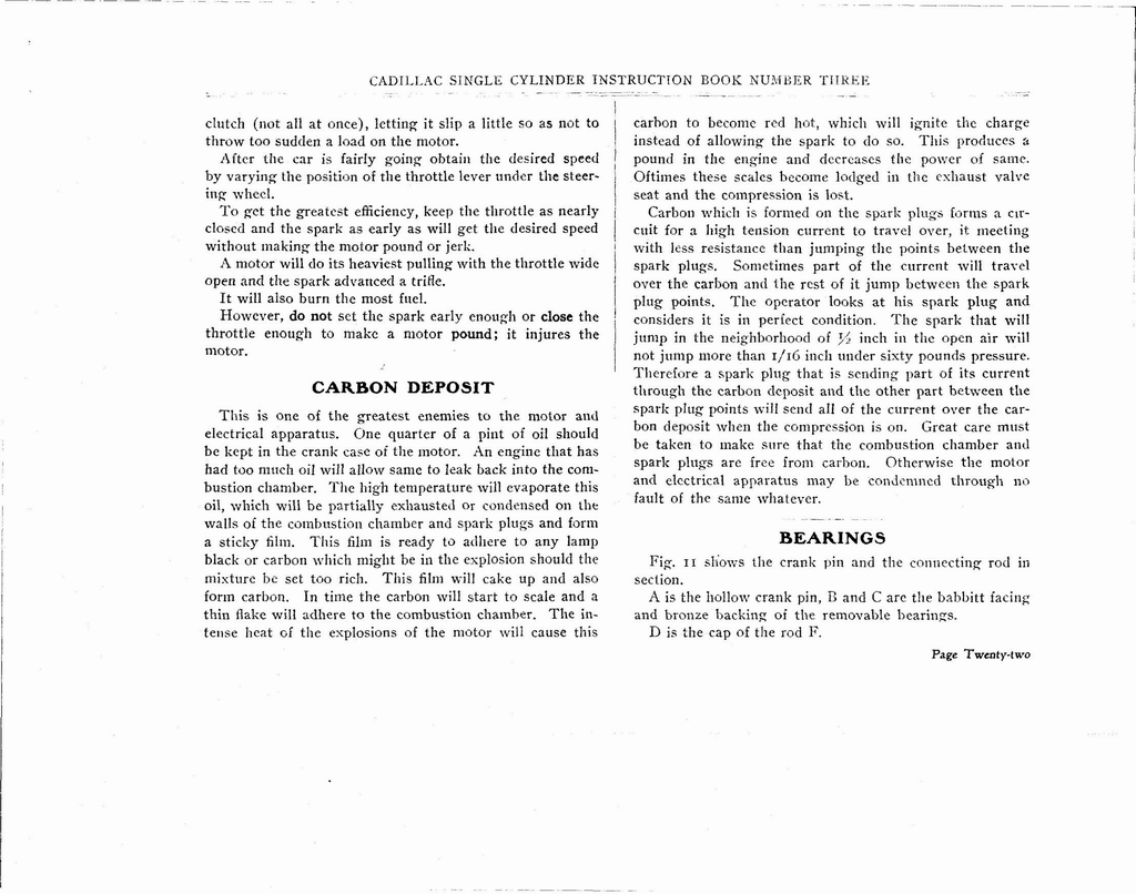 1903 Cadillac Owners Manual Page 18
